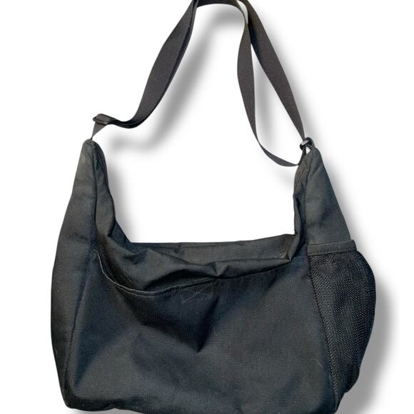 LL Bean Shoulder Purse Tote Nylon Full Zip Strap Crossbody Bag Handbag Vintage - Picture 7 of 14